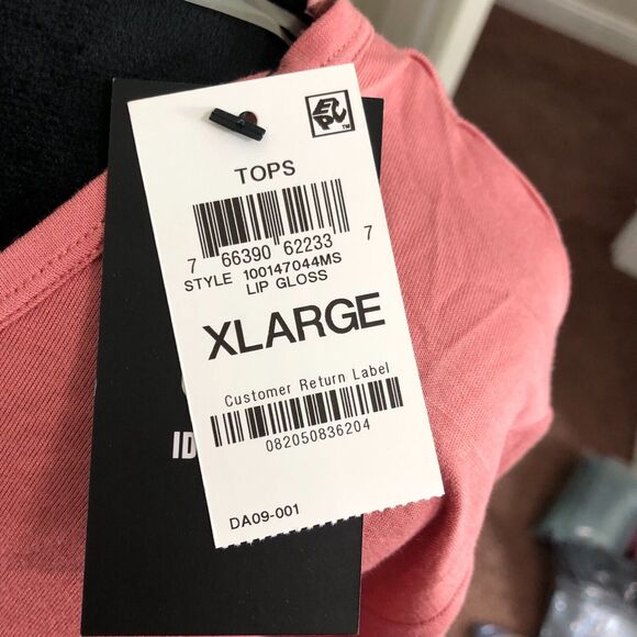 Ideology Womens‎ Shirt XL Lip Gloss Relaxed Fit Short Sleeve Activewear Top NWT - Picture 7 of 7